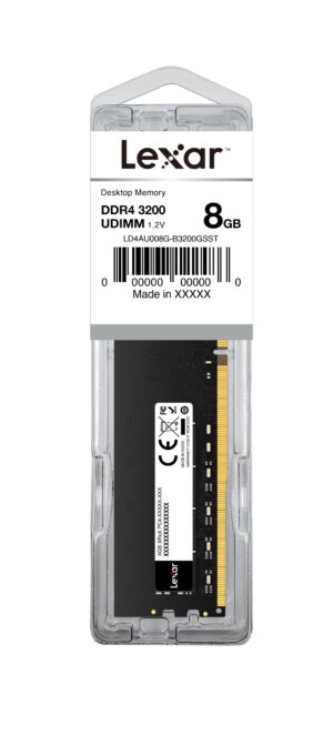 Lexar DIMM 8GB DDR4 3200Mhz 288pin 1.2V Blister Pack