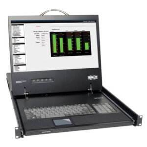 1U Rack-Mount Console with 19 in. LCD, 1920 x 1080 (1080p), DVI or VGA Video