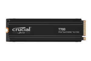 Crucial SSD 2TB T700 NVMe M.2 PCIe Gen5 with heatsink