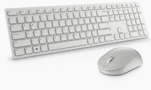 Dell Pro Wireless Keyboard and Mouse - KM5221W - Hebrew - White