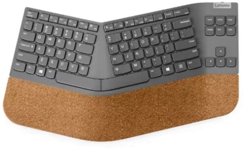 מקלדת אלחוטית Lenovo Go Split Storm Gray עברית/אנגלית
