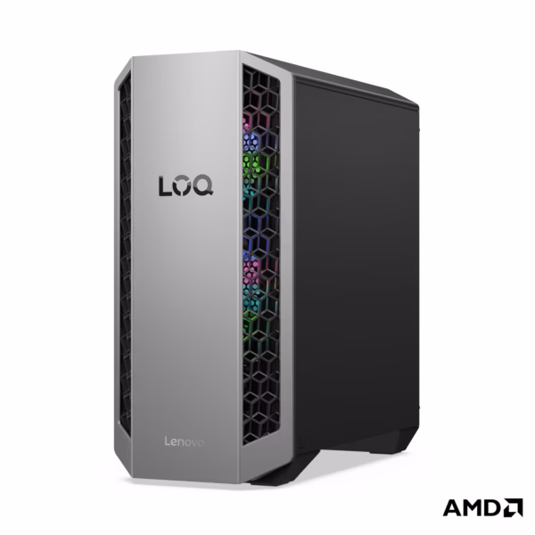 LOQ Tower 26ADR10 RYZEN 7 8745HX 32GB 1TB RTX 5060Ti 8GB DOS 26L LUNA GREY 3Y Onsite