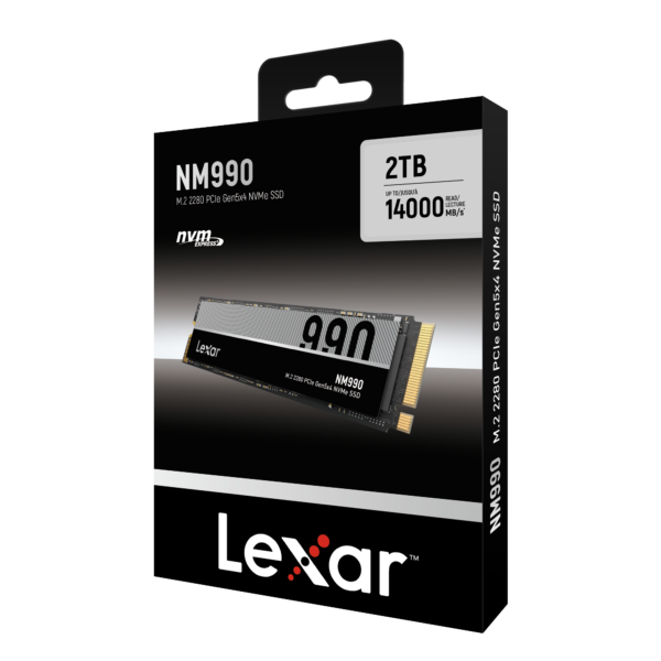 Lexar SSD LNM-990 2TB M.2 NVMe High Speed PCIe Gen 5X4